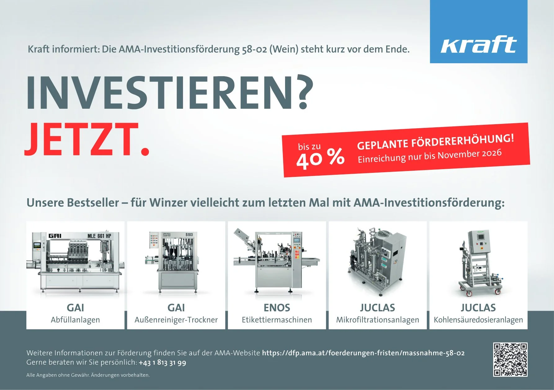 Investitionen mit Förderungen: Warum sich Warten diesmal nicht lohnt