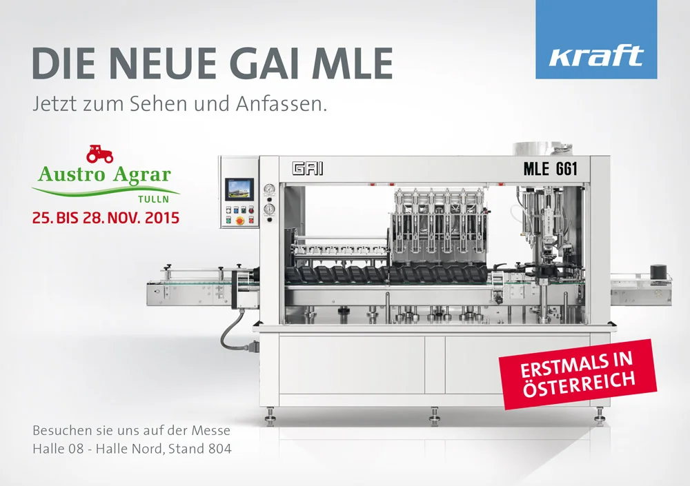 Highlight: Die neue GAI MLE auf der Austro Agrar 2015