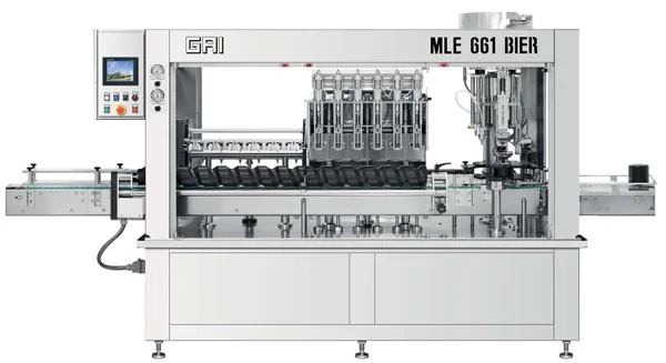 Neuheit: Linearer GAI Abfüllmonoblock mit elektropneumatischen Abfüllventilen